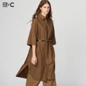 Uniqlo  Oversized Cotton Shirt Dress